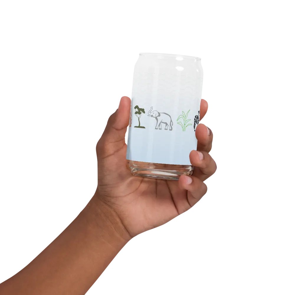Savanna Serenity Can-Shaped Glass product image (2)