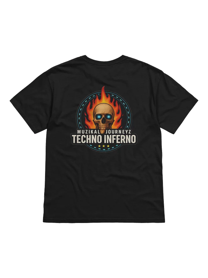 Techno Inferno Skull Emblem T-Shirt product image (2)