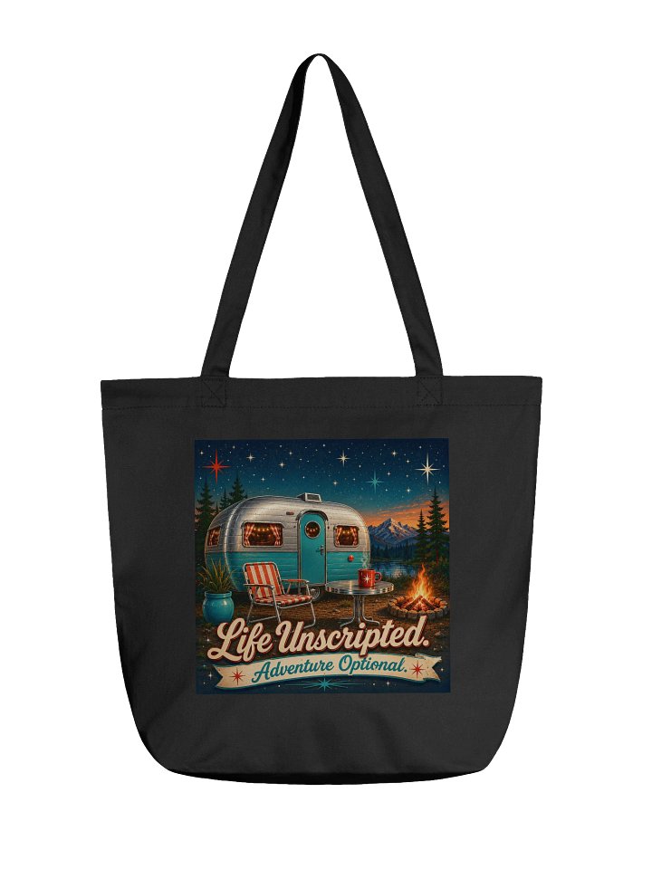 Life Unscripted. Adventure Optional. Tote Bag product image (1)