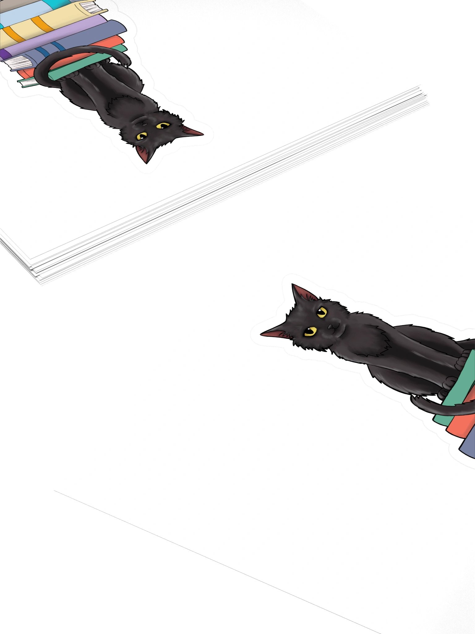 Pixel and Books Sticker product image (4)