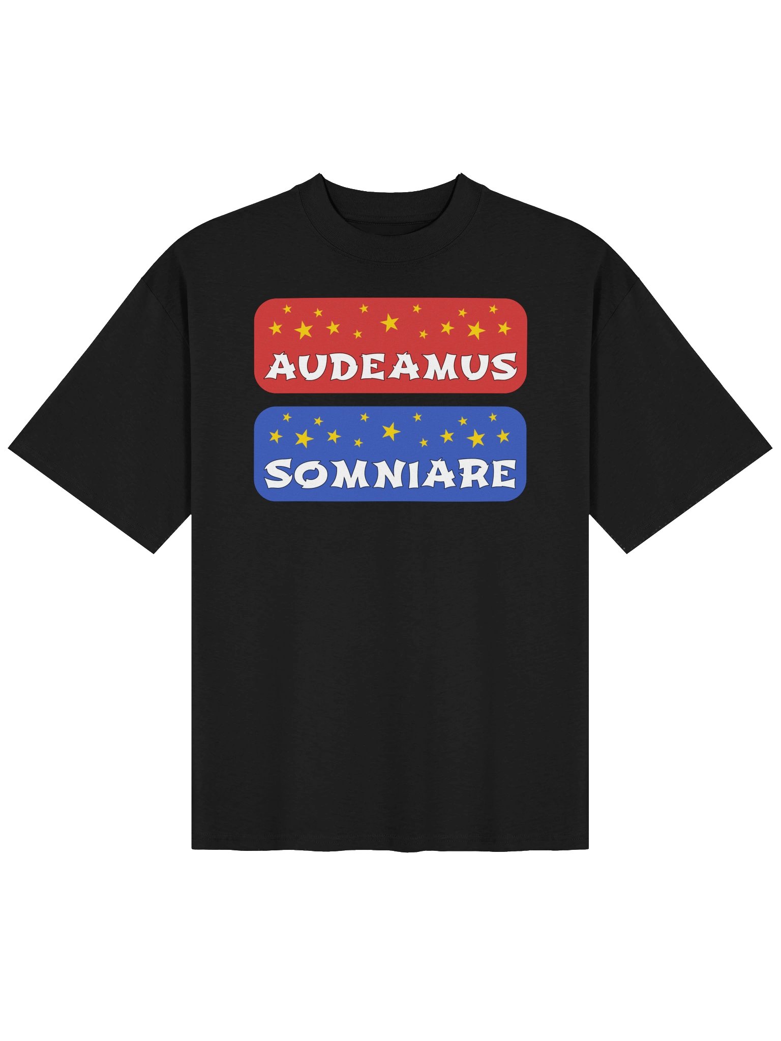 Let Us Dare To Dream In Latin Unisex Organic Cotton Oversized Graphic T-shirt product image (1)