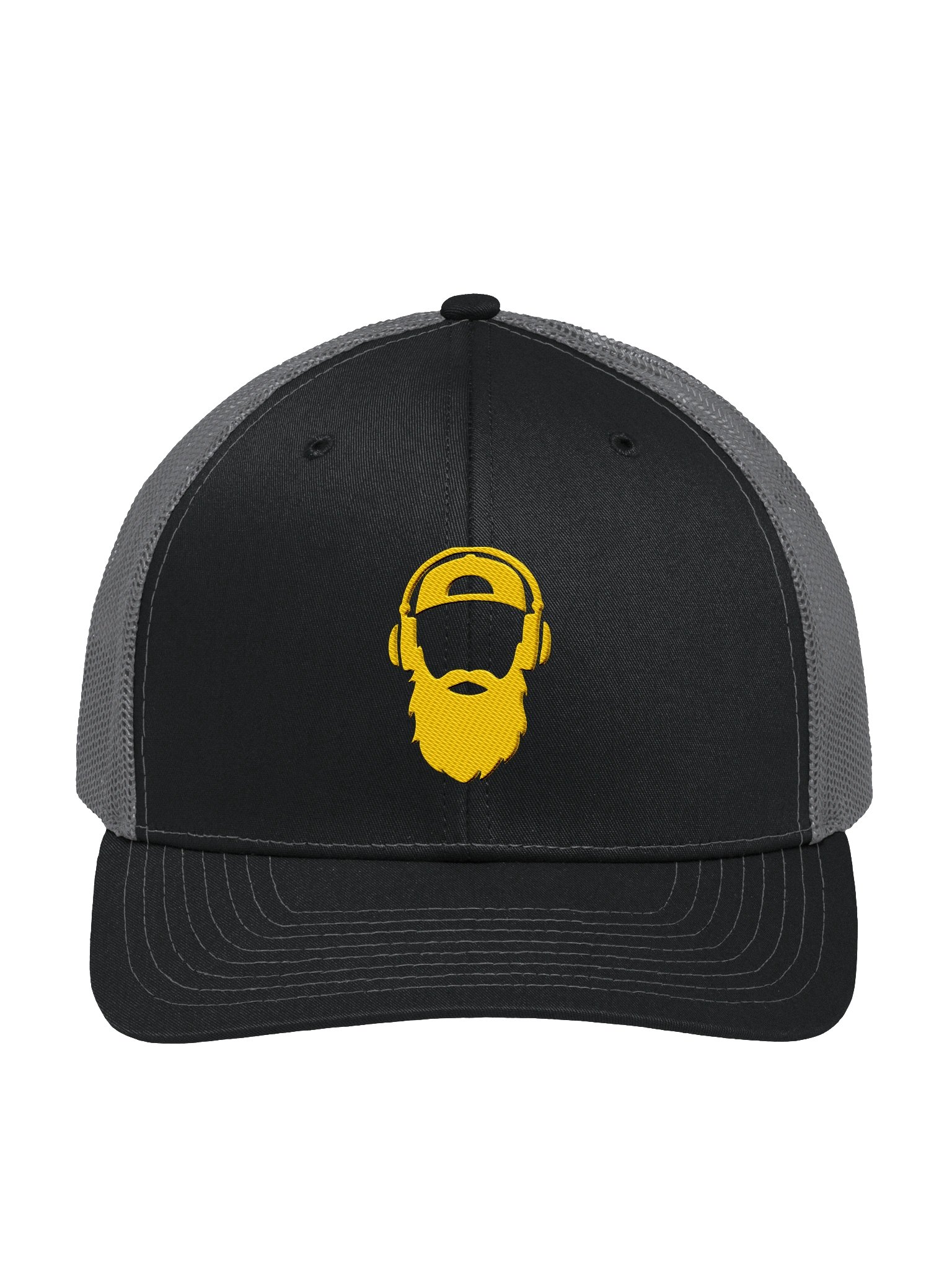 Richardson Snap Back Trucker Rolen Beats Icon Hat - Yellow Logo product image (1)