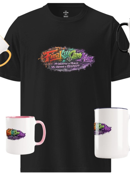 Samurai Quite Graffiti Bundle with Coffee Cup  product image (1)