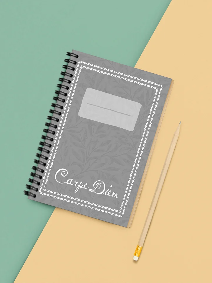 Carpe Diem Notebook Grey product image (1)