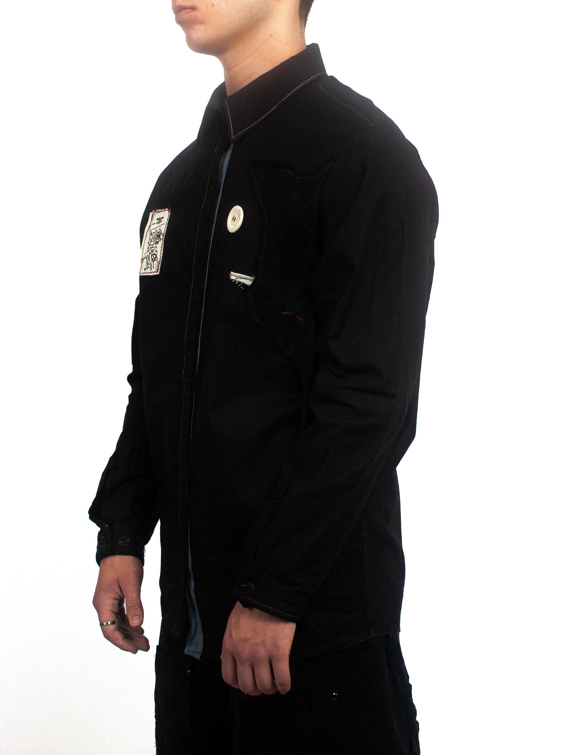 HARD COLLAR BLACKOUT SHIRT - M product image (2)