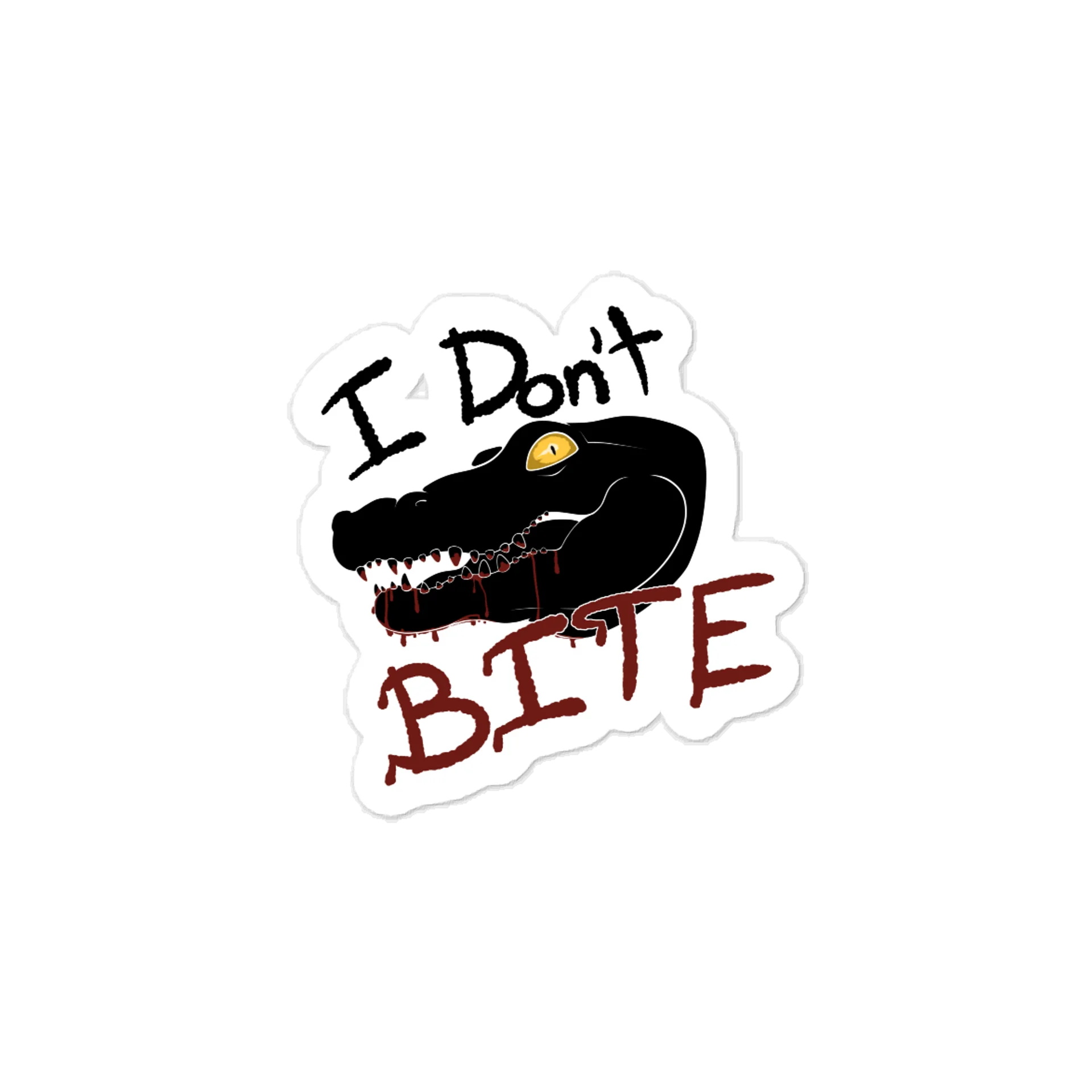 I Don't BITE Decal product image (1)