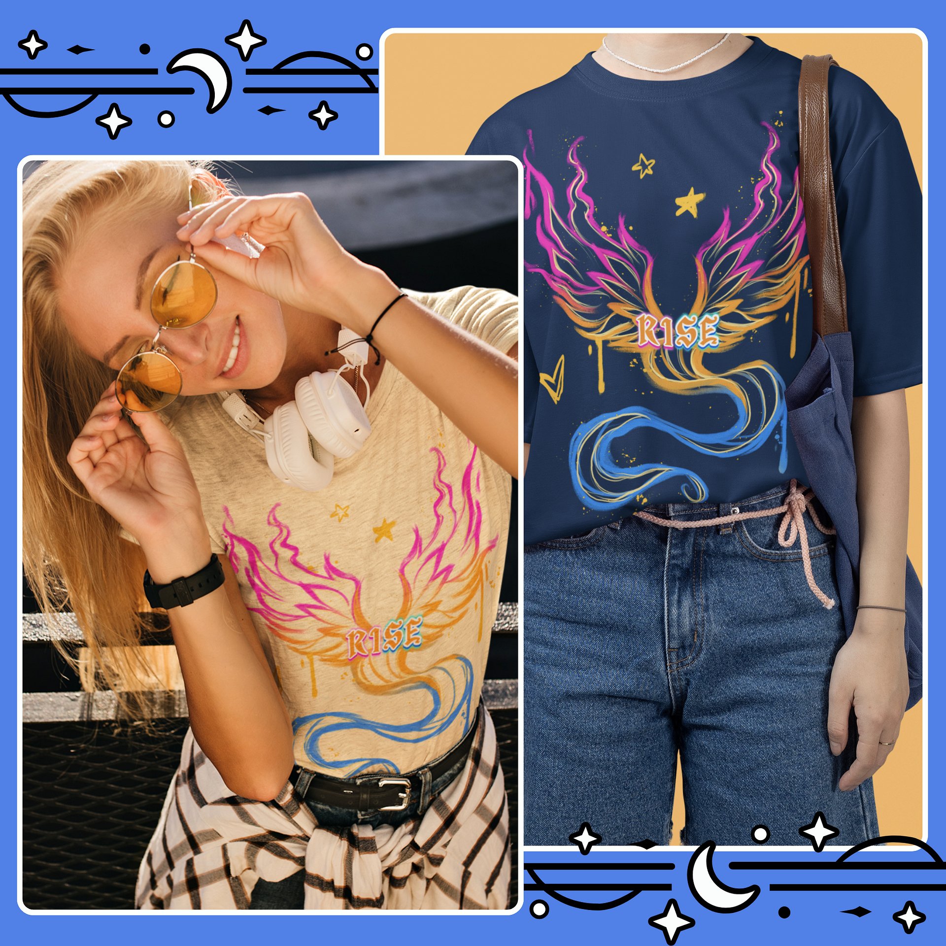 RISE Collection: Subtle Pansexual Pride Phoenix Tee product image (2)