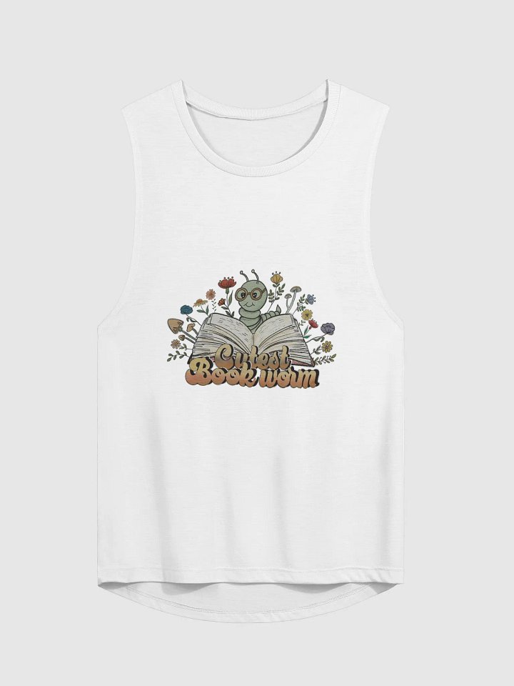 Cutest Book Worm Tank - Large print product image (2)