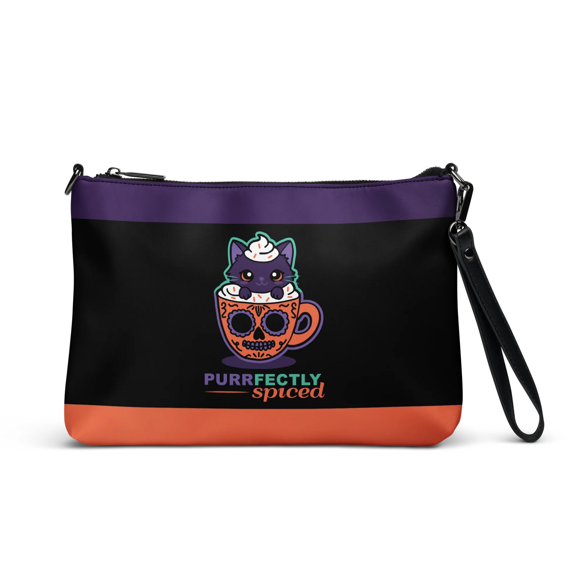 Purrfectly Spiced Flip-Sided Faux Leather Crossbody Bag product image (1)