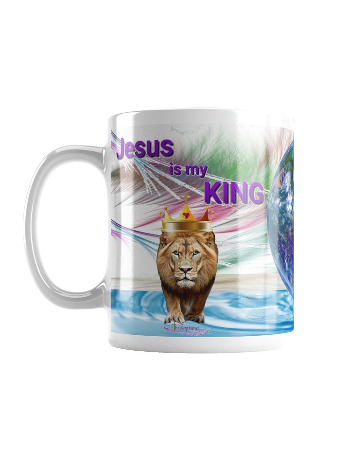 Jesus is my KING - Mug - White product image (1)