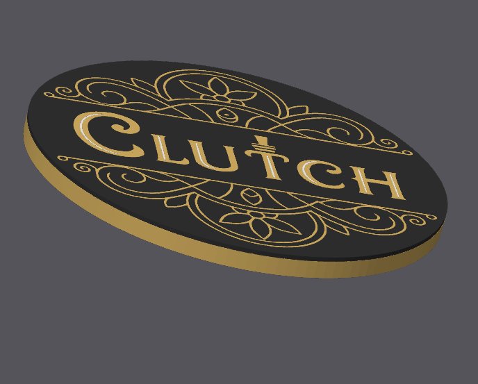 Clutch Coaster Set ( 4 With a Holder ) product image (1)