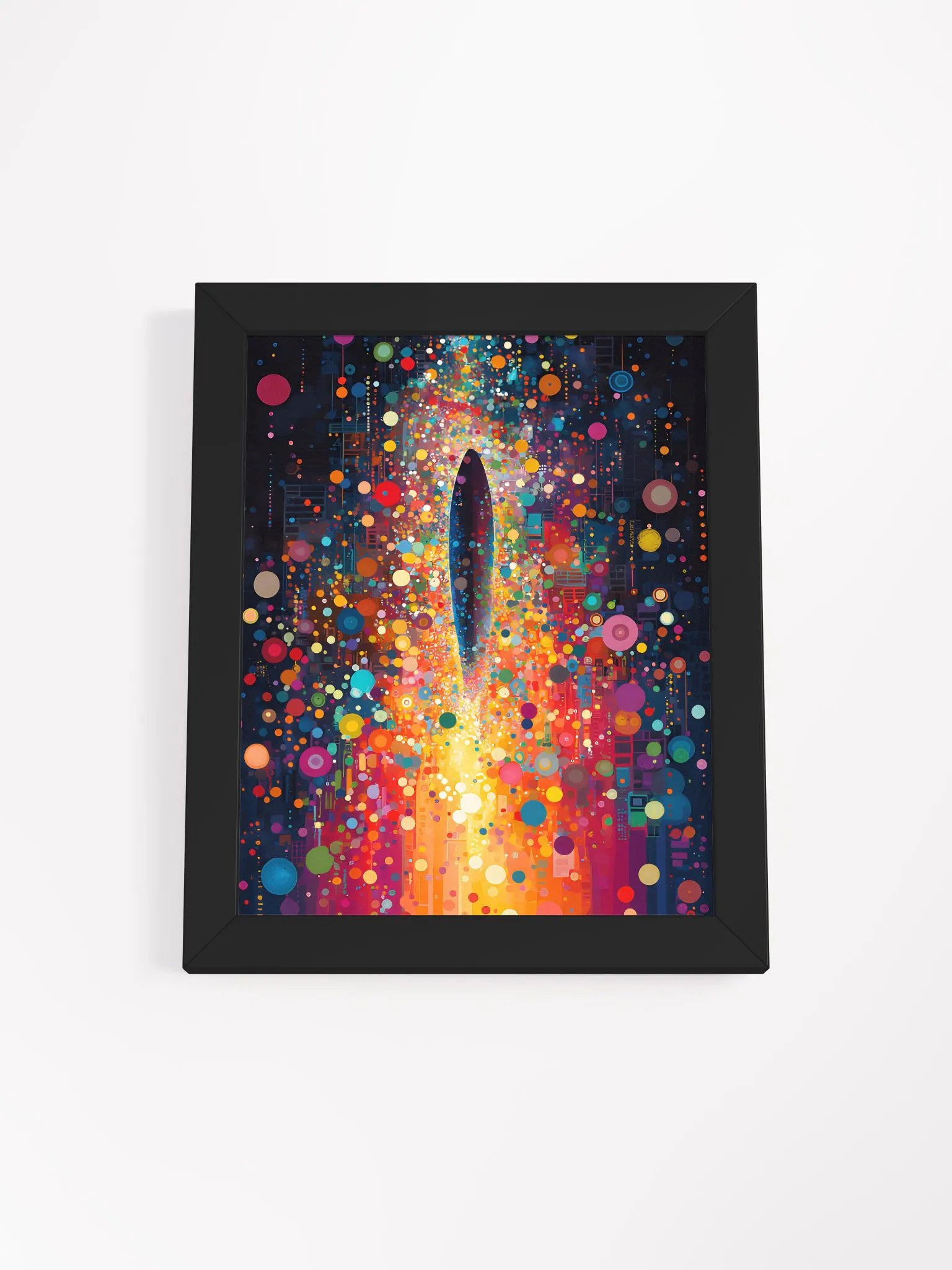 Framed wall art, title 'Gush' product image (3)