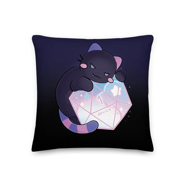 CandiCat Void Cat D20 2026 Pillow product image (1)