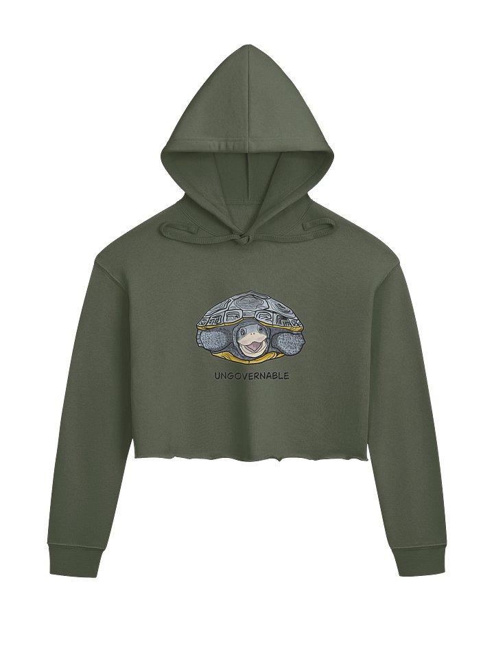 Ungovernable Terrapin Crop Hoodie product image (1)