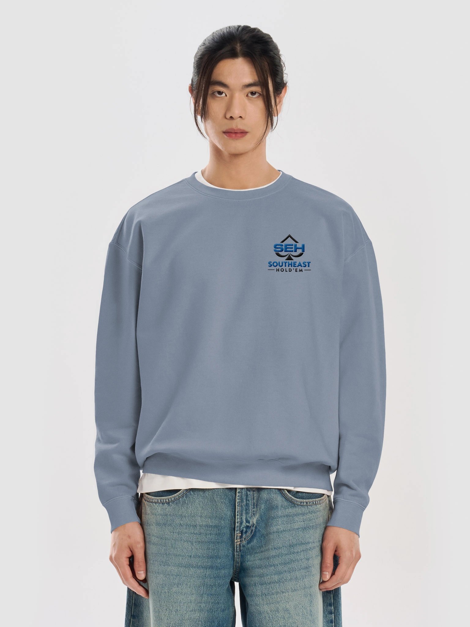 Fleece Sweatshirt Embroidered product image (22)
