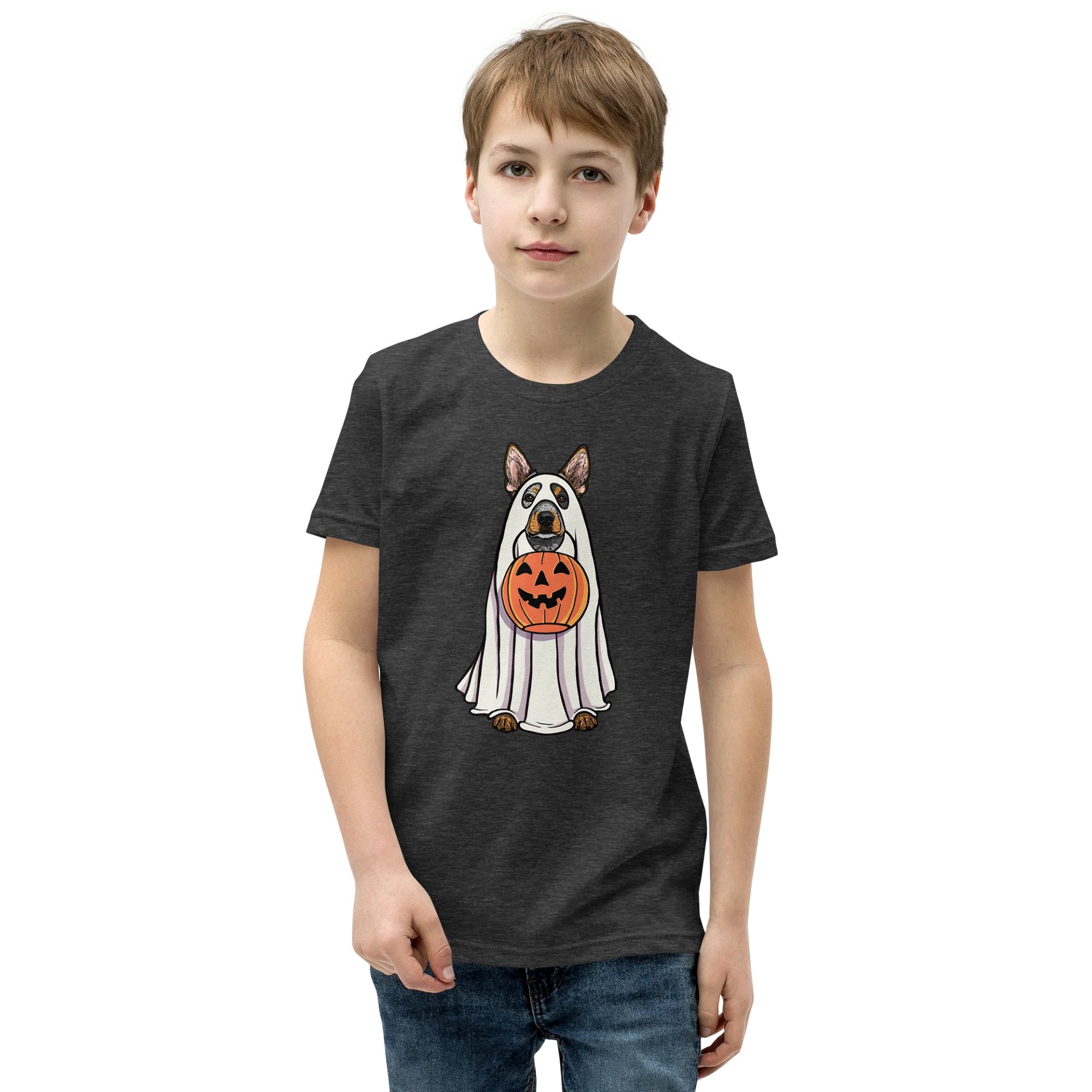 Halloween Australian Cattle Dog(Blue Heeler 3) Youth T-Shirt product image (1)