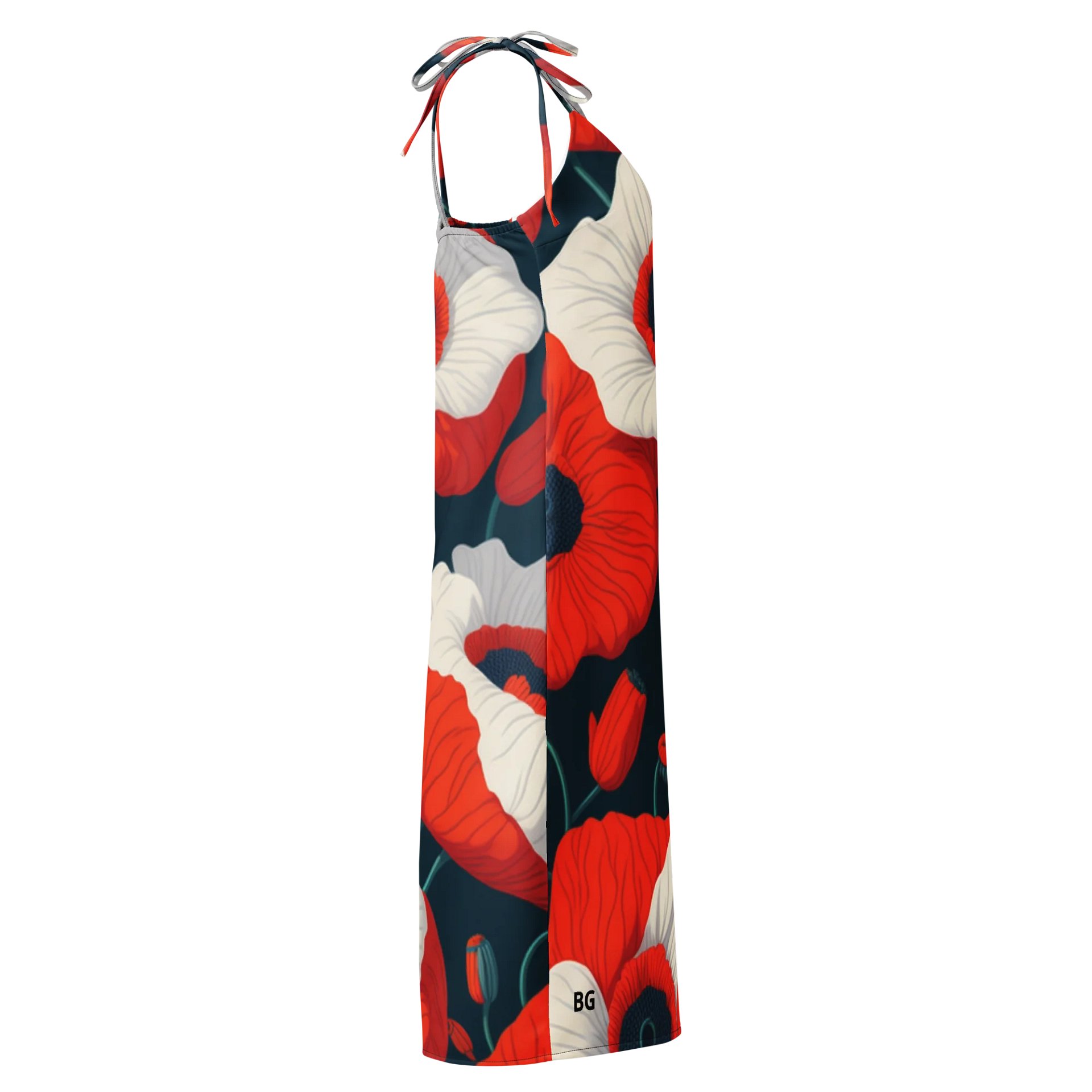 Barry Grady 'Poppies' Chiffon Slip Dress product image (4)