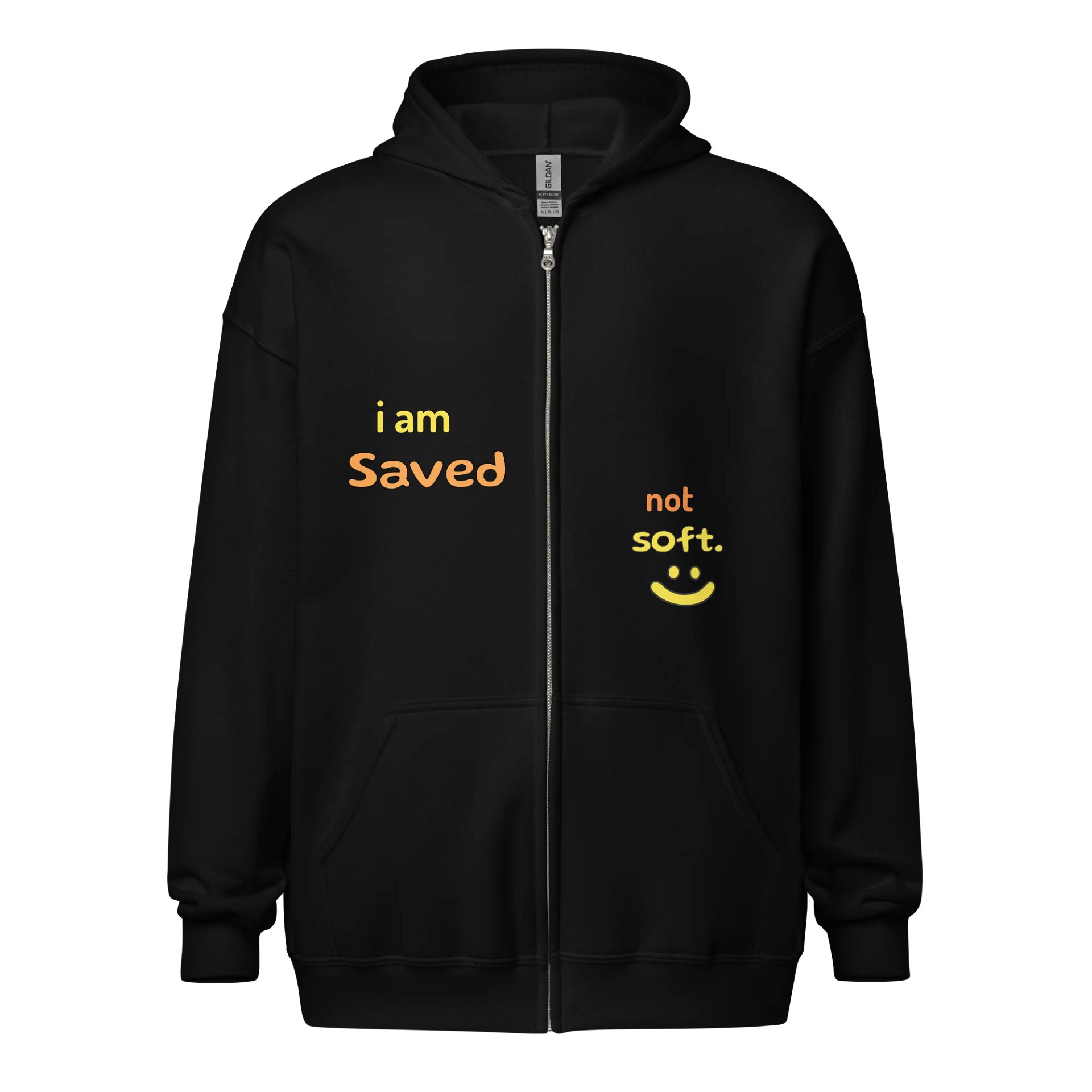 Saved Not Soft Zip Hoodie product image (1)