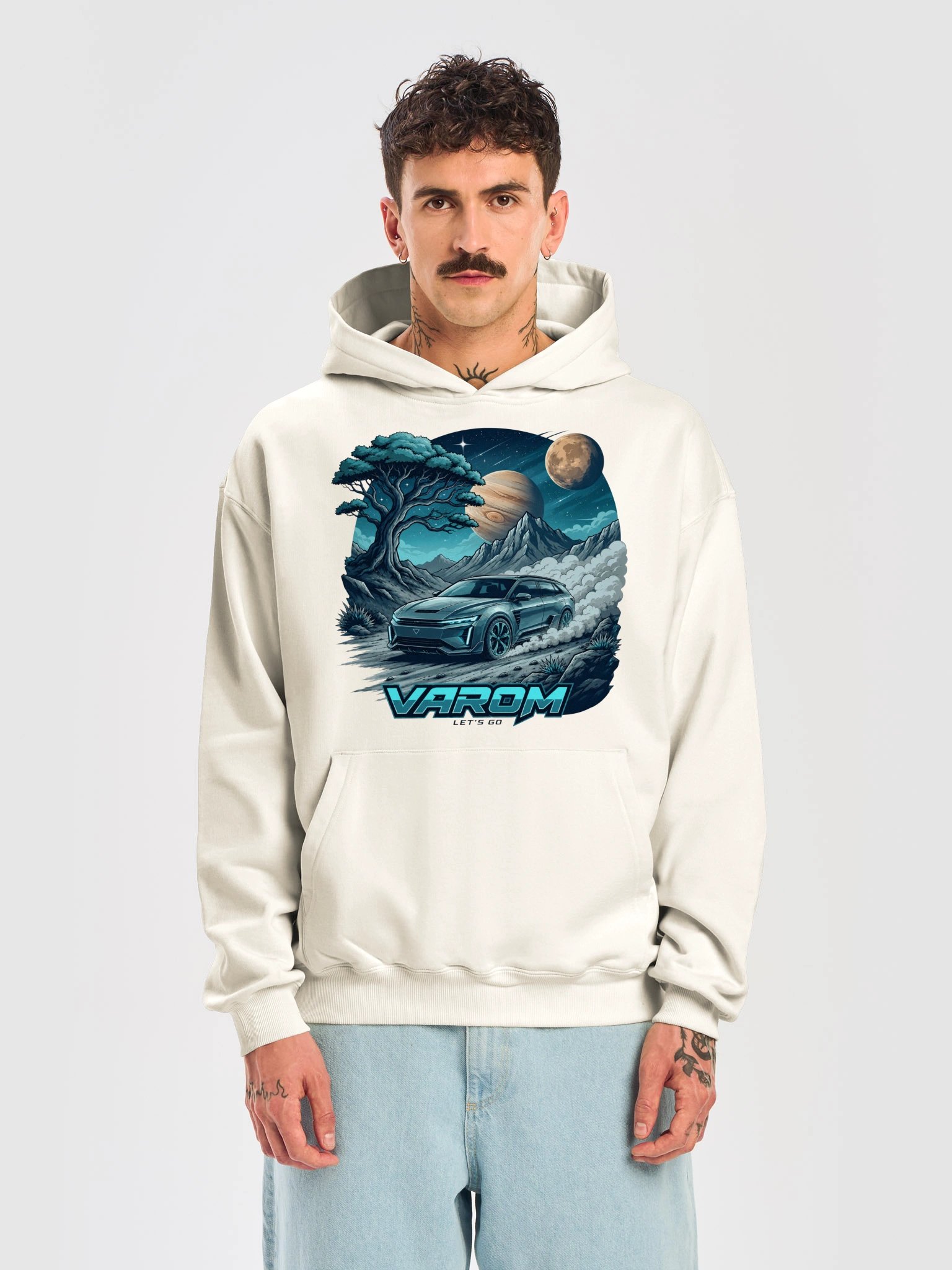 Hoodie Varom Parallel Planet 1 (100% cotton) product image (5)