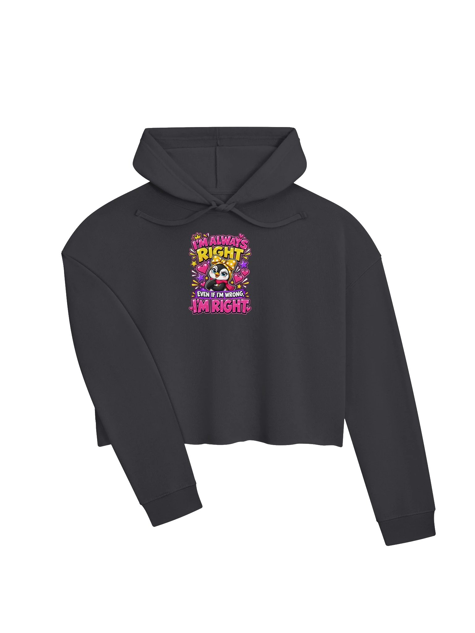 I’m Always Right Lulu Cropped Hoodie product image (3)