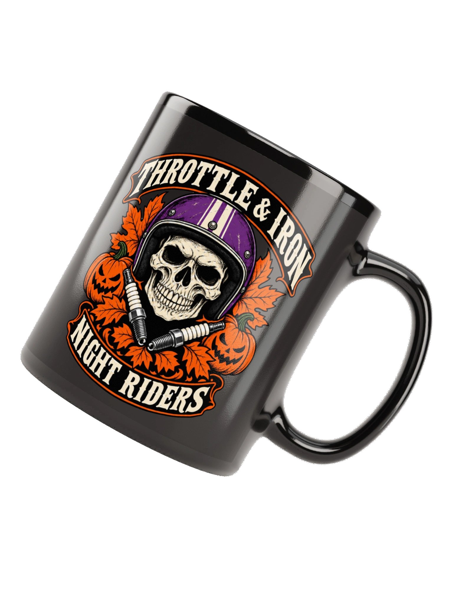 Throttle & Iron Haunted Garage Halloween Mug product image (11)