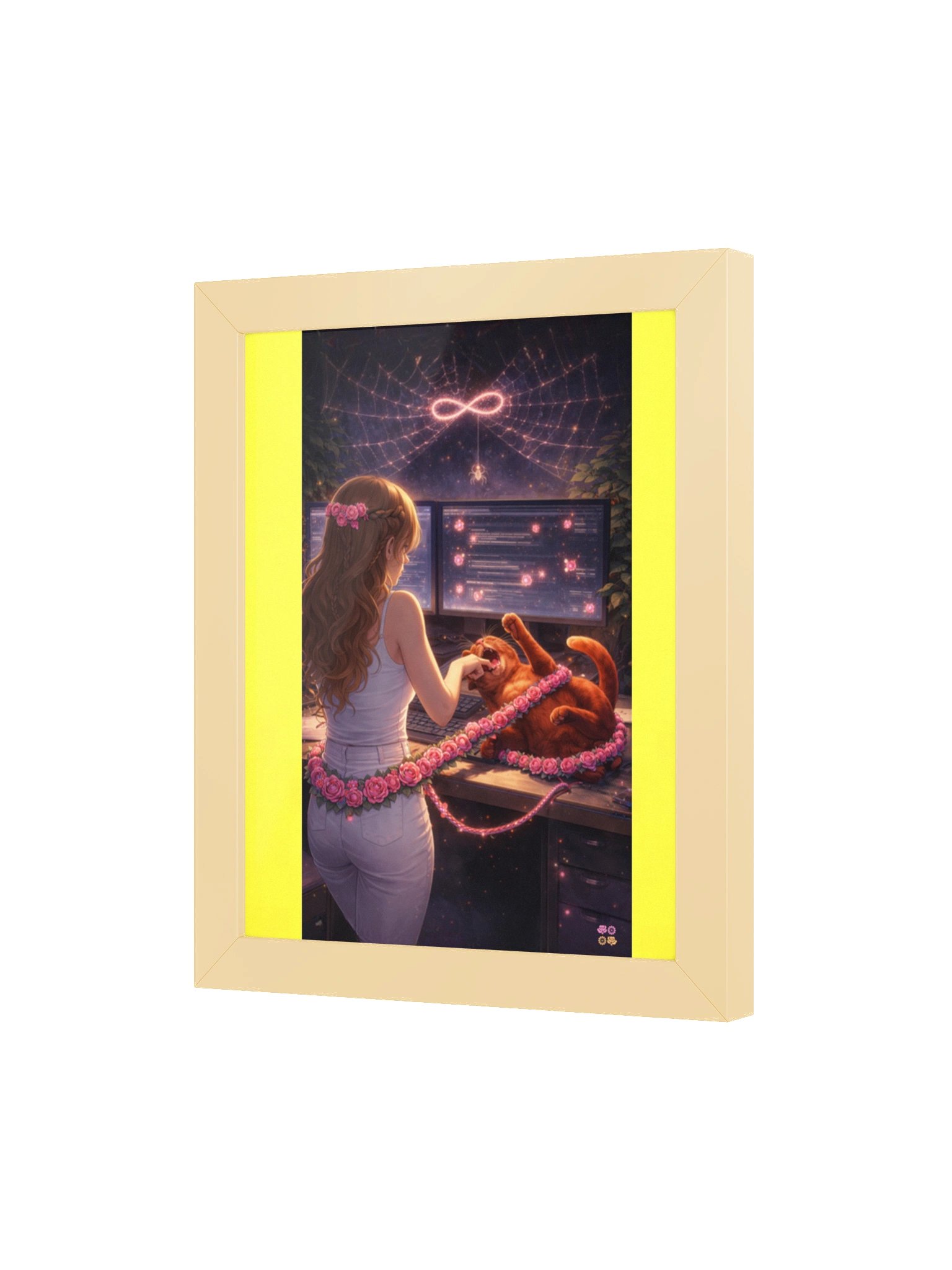 8 Strength Tarot Art Framed Poster product image (3)