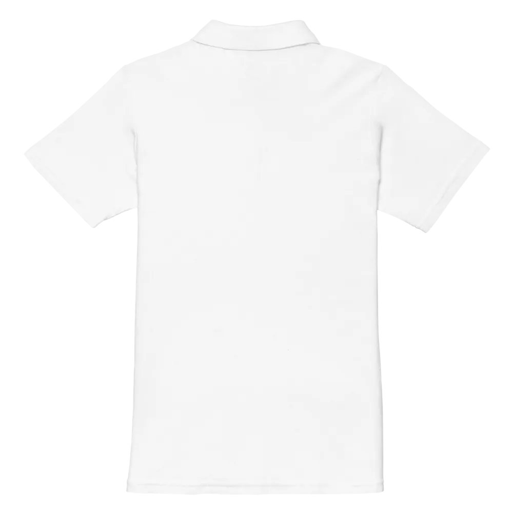 Cute Ghost Embroidered Semi-Fitted Women's Cotton Polo Shirt product image (4)