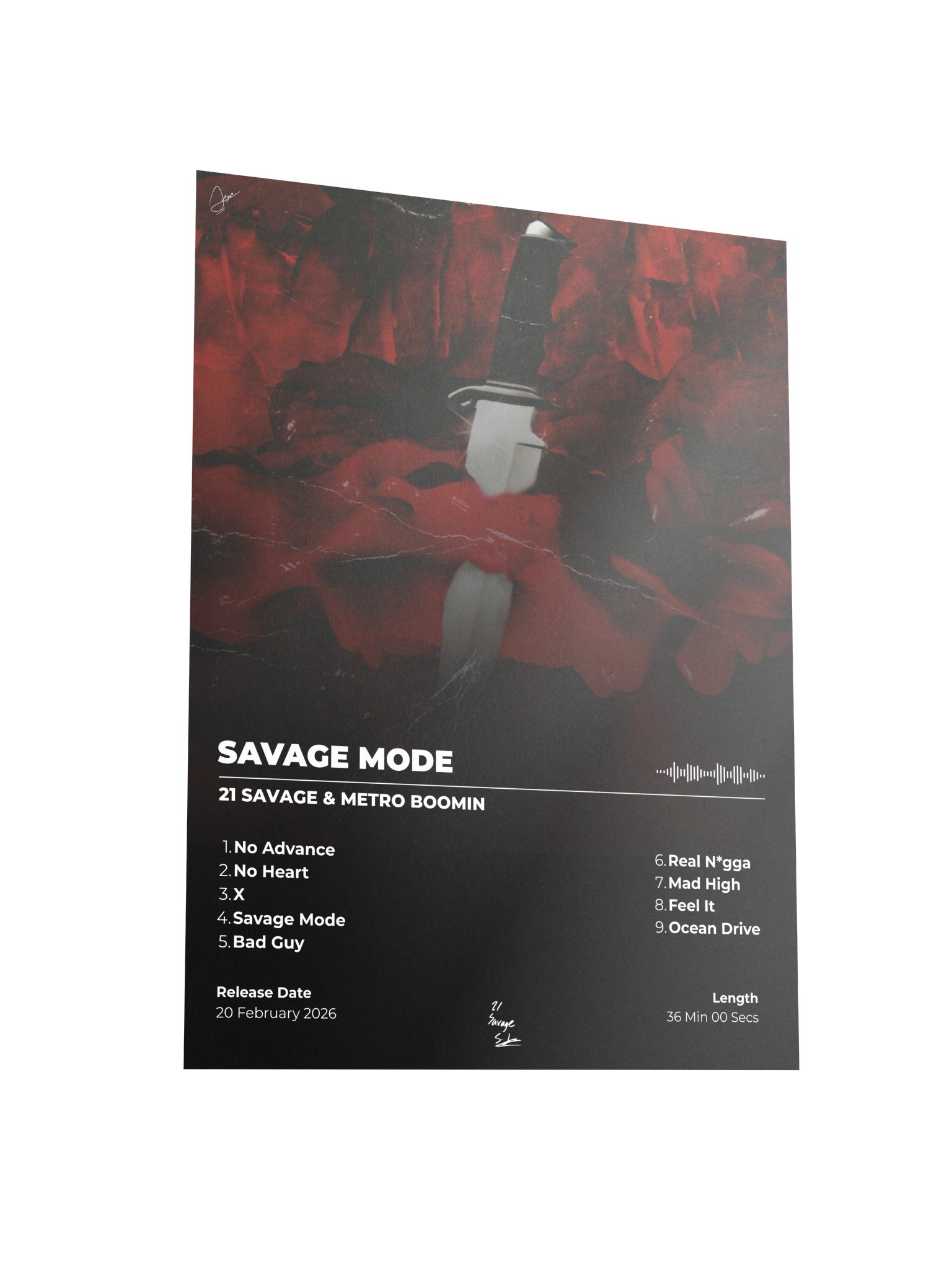 Savage Mode Album Poster product image (5)