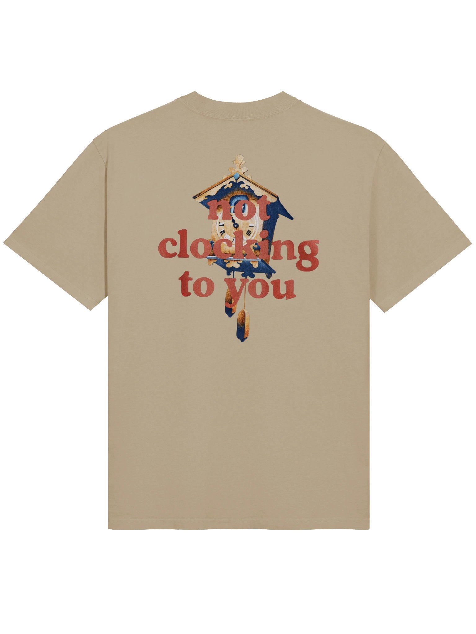Not Clocking Tee (Khaki) product image (1)