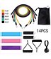 Fitness Tension Rubber Set – Complete resistance band set for home &amp; on the go