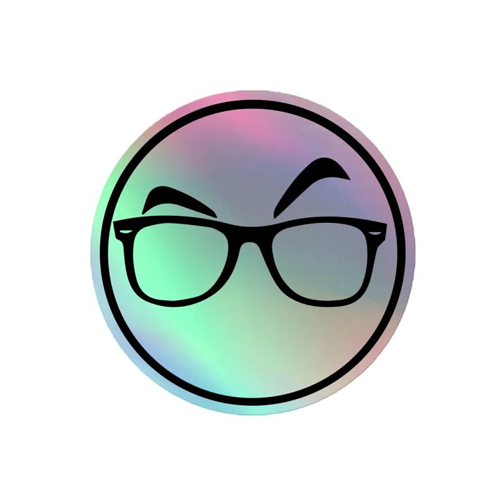 Brows Logo Holo Sticker product image (2)