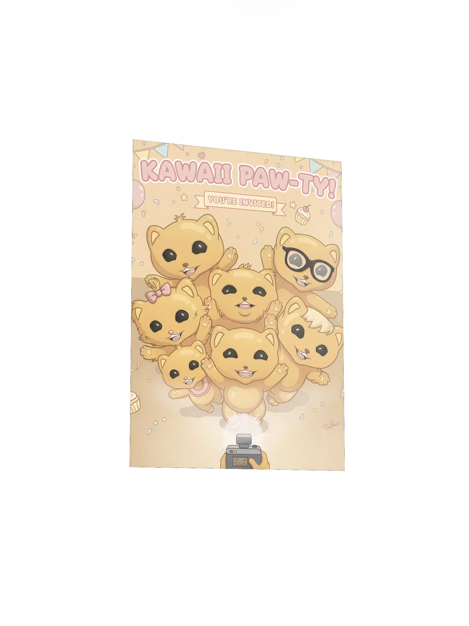 KITTEN NUGGET PAW-TY POSTER product image (13)