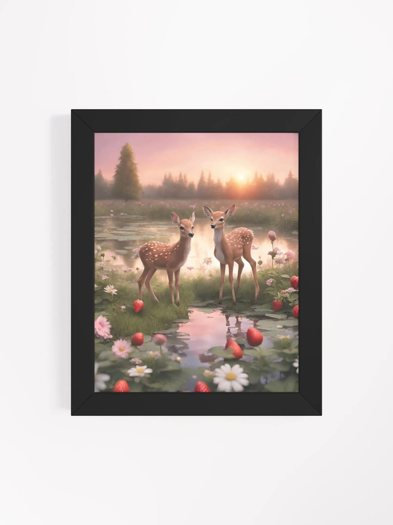 Enchanted Fawns Framed Poster product image (39)