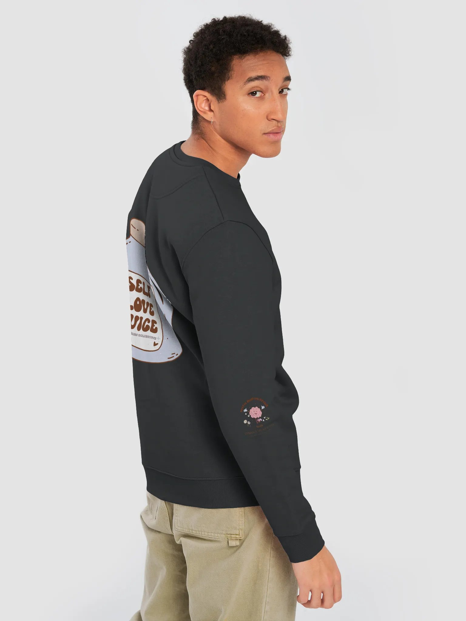 "Self Love Juice" Organic Cotton Sweatshirt – Stay Hydrated with Self-Love product image (8)