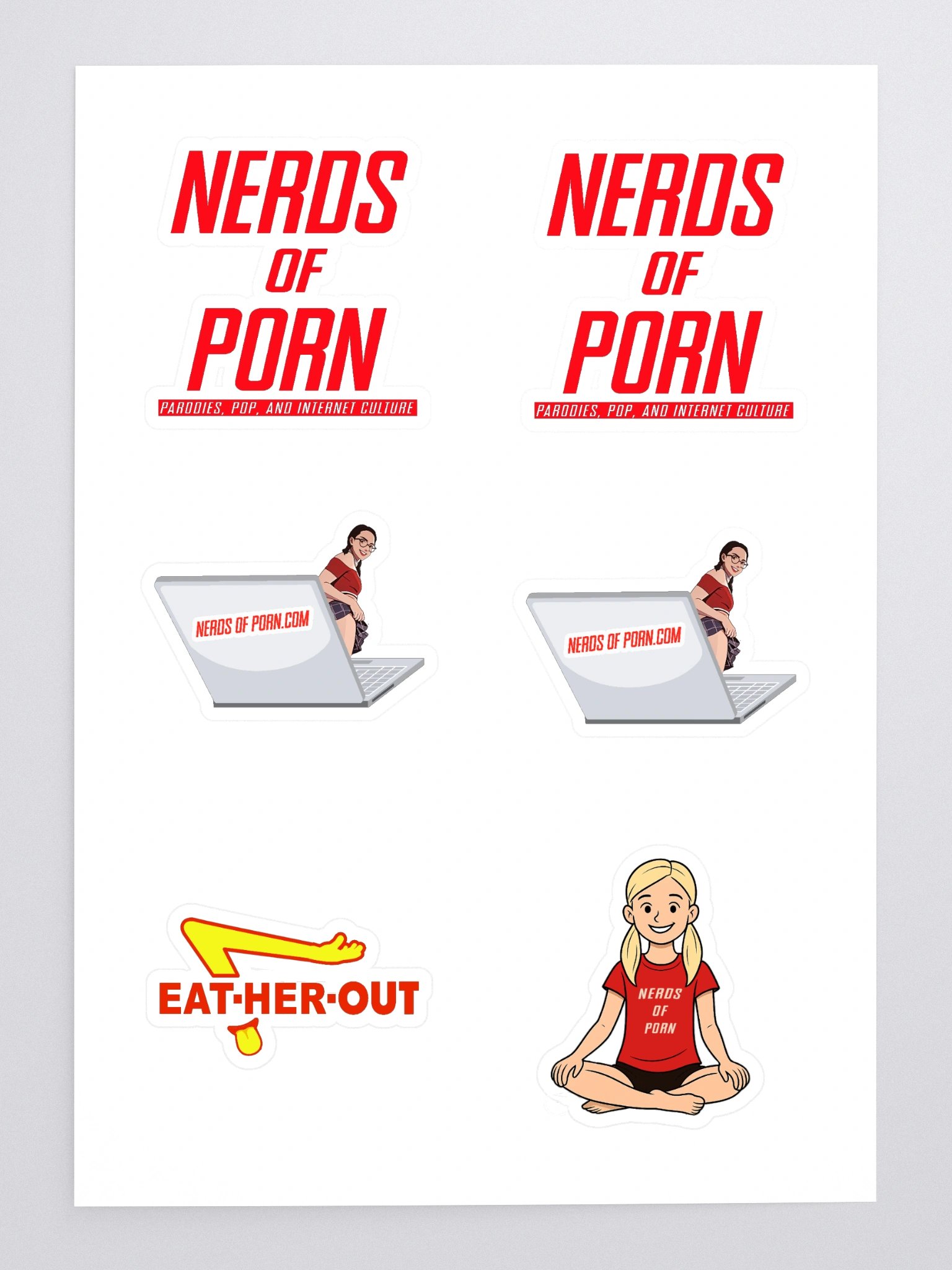 Nerds Of Porn Sticker Pack product image (3)