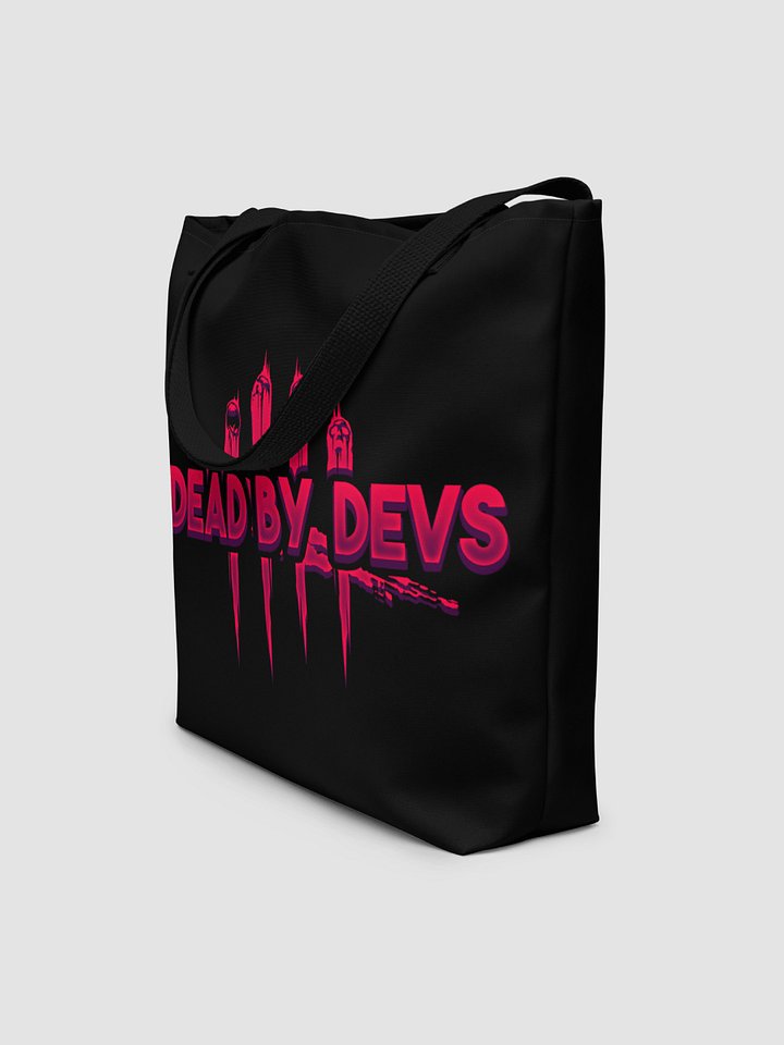 DEAD BY DEVS | All-Over Print Large Tote Bag w/ Pocket AOP AOP602 product image (1)