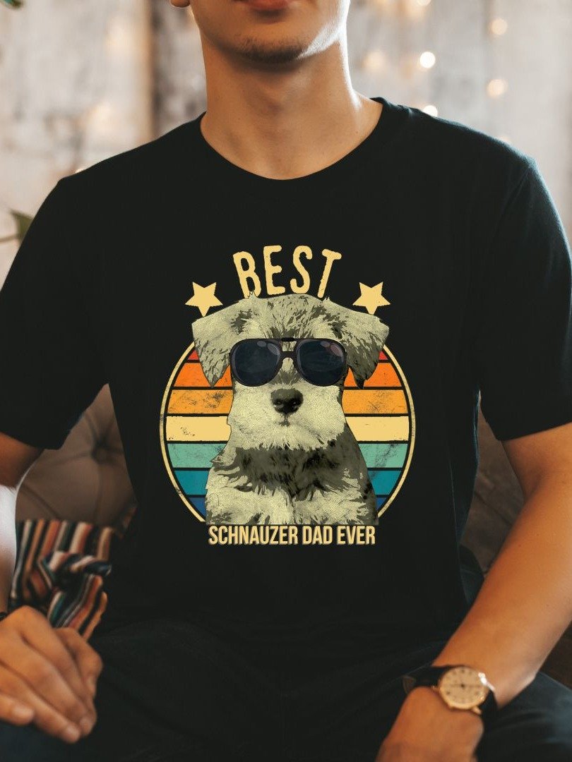 Best Schnauzer Dad Ever™ Vintage Tee product image (1)