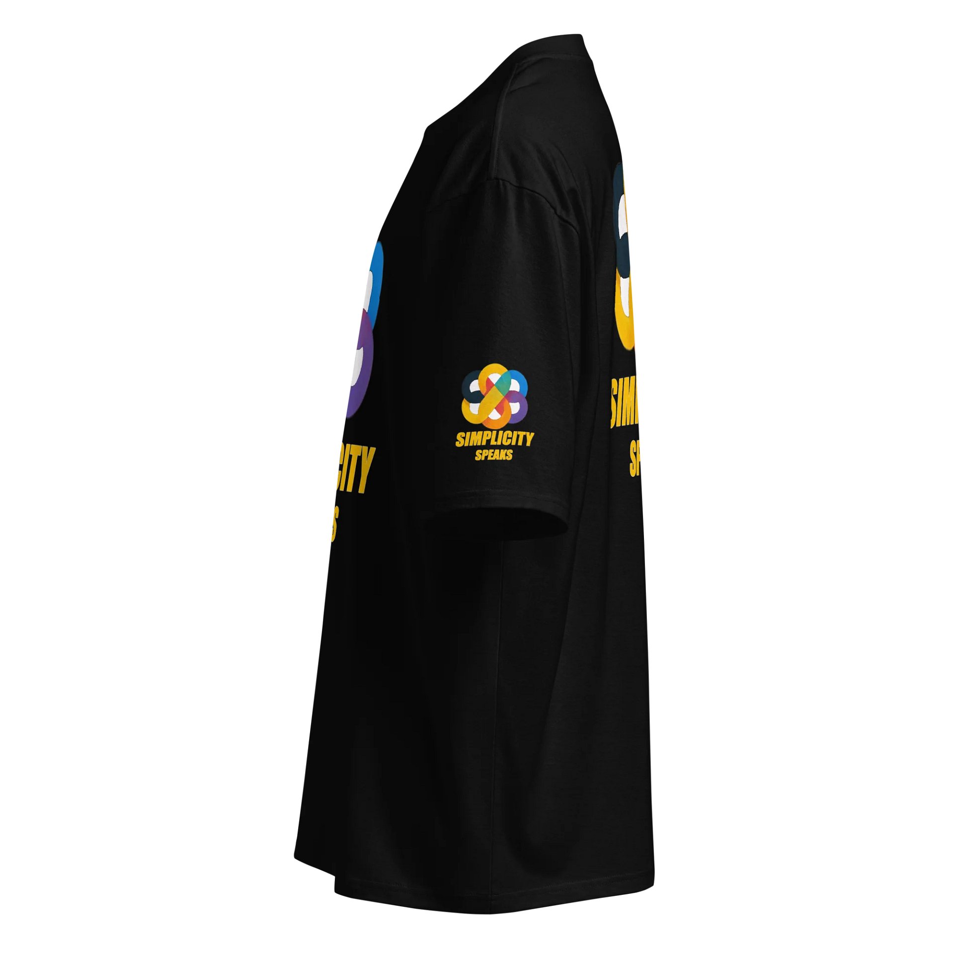 Simplicity Speaks Oversized Tee product image (3)