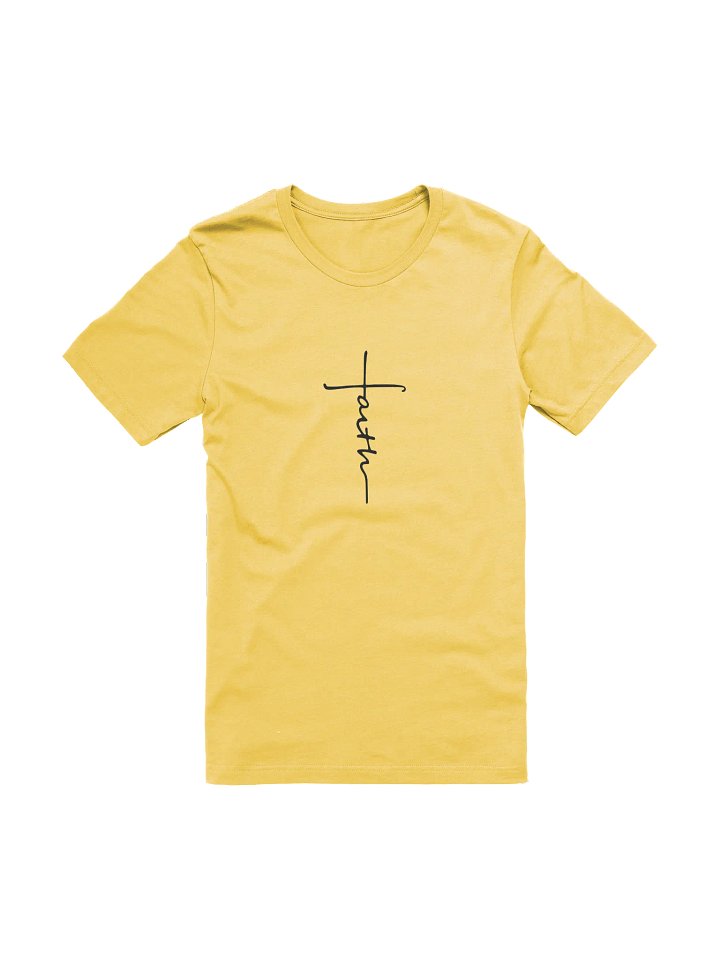 FAITH Cursive & Modern - T Shirt product image (1)
