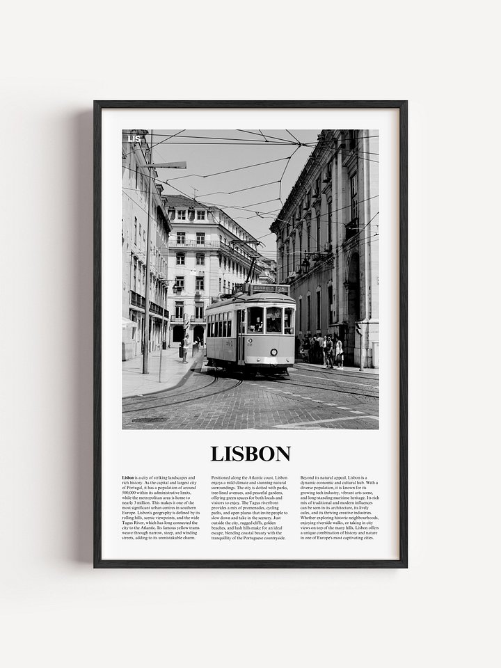 Lisbon 02 Newspaper Poster product image (1)