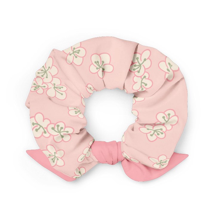 apple blossom scrunchie product image (2)