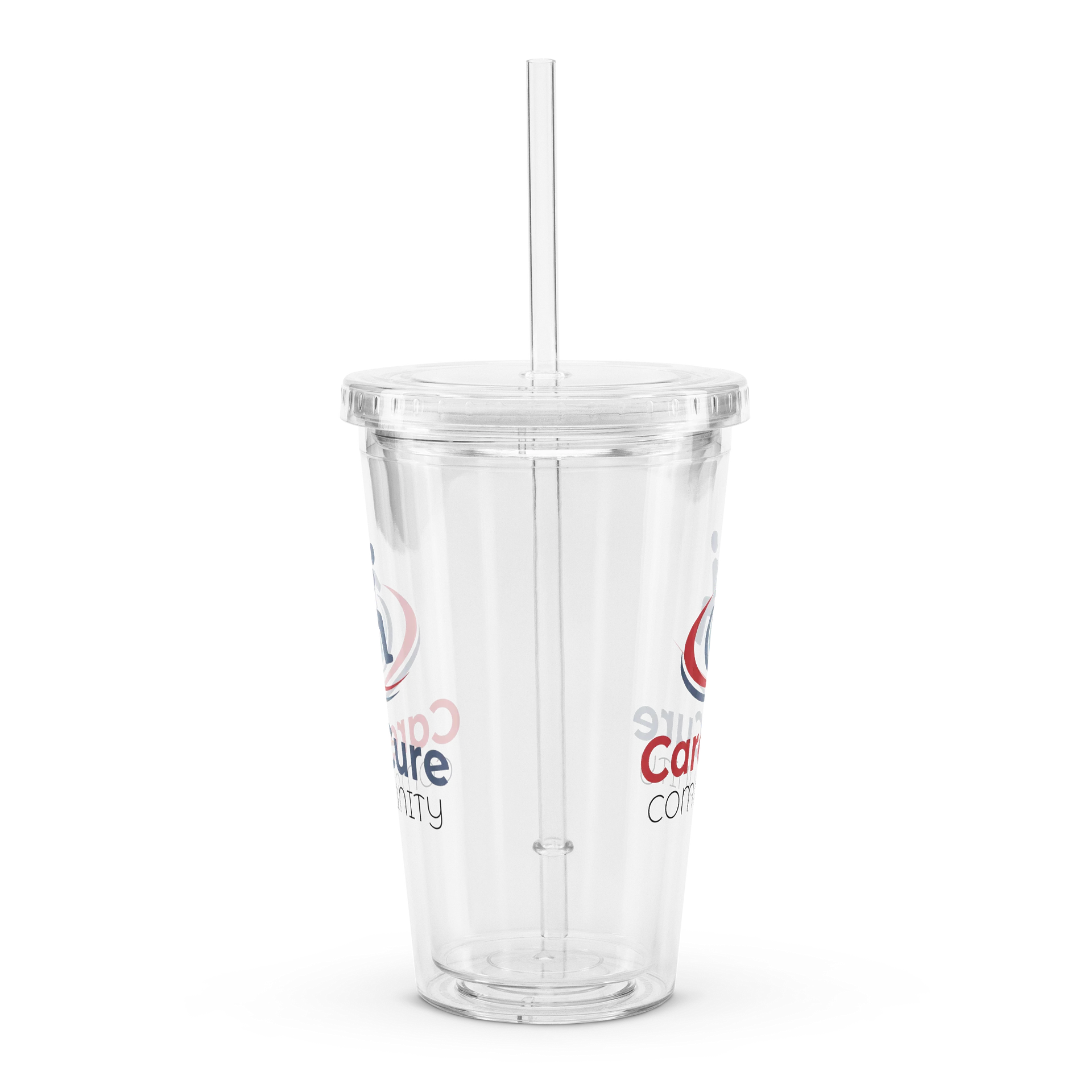 CareCure Plastic Cup with Straw product image (1)