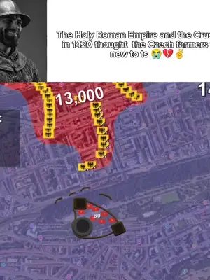 In the early 15th century, followers of the Czech religious reformer Jan Hus, known as the Hussites, rebelled against the Catholic Church and the authority of the Holy Roman Emperor Sigismund. After Hus was executed in 1415, tensions escalated into the Hussite Wars, and several crusades were launched against the Bohemian rebels between 1420 and 1431. Many Hussite fighters were townspeople and peasants rather than traditional professional soldiers. Under commanders such as Jan Žižka, they developed an effective defensive system called the wagon fort. They linked reinforced wagons into a barrier, then positioned crossbowmen, early gunmen, and other infantry behind them. When heavily armored crusader cavalry charged, the wagons blocked their advance while defenders fired at the attackers and their horses. Hussite infantry could then counterattack against disorganized or dismounted knights. This combination of practical battlefield engineering, early firearms, disciplined coordination, and knowledge of the terrain helped the Hussites defeat several larger crusader armies. Their victories at Vítkov Hill in 1420 and Domažlice in 1431 became notable examples of how determined infantry using effective tactics could overcome traditional cavalry forces. The Hussites were not simply untrained farmers, however; their armies became increasingly organized and experienced through years of warfare.