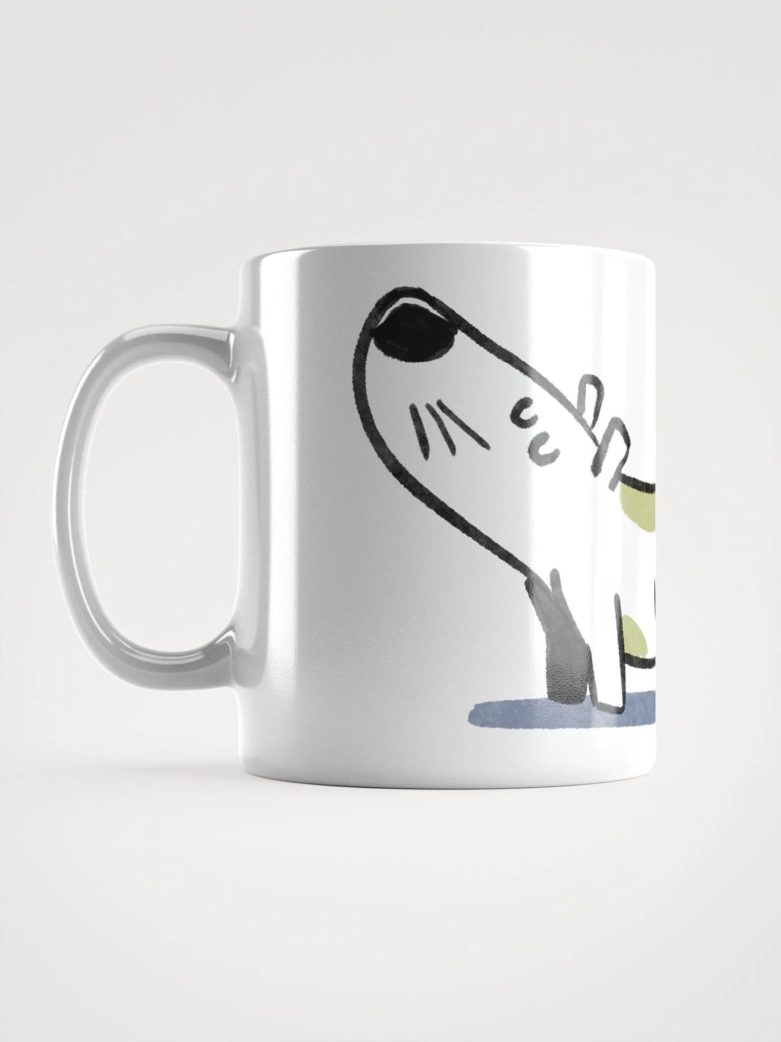 Just a Pup Poop | White Glossy Mug product image (4)