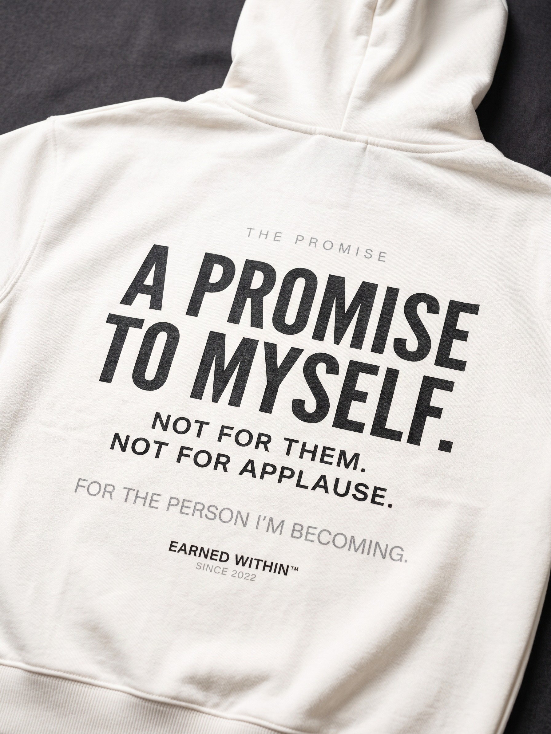A PROMISE TO MYSELF HOODIE — LIGHT product image (10)