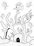 TSStechAngel's World - Coral Caves Coloring Page