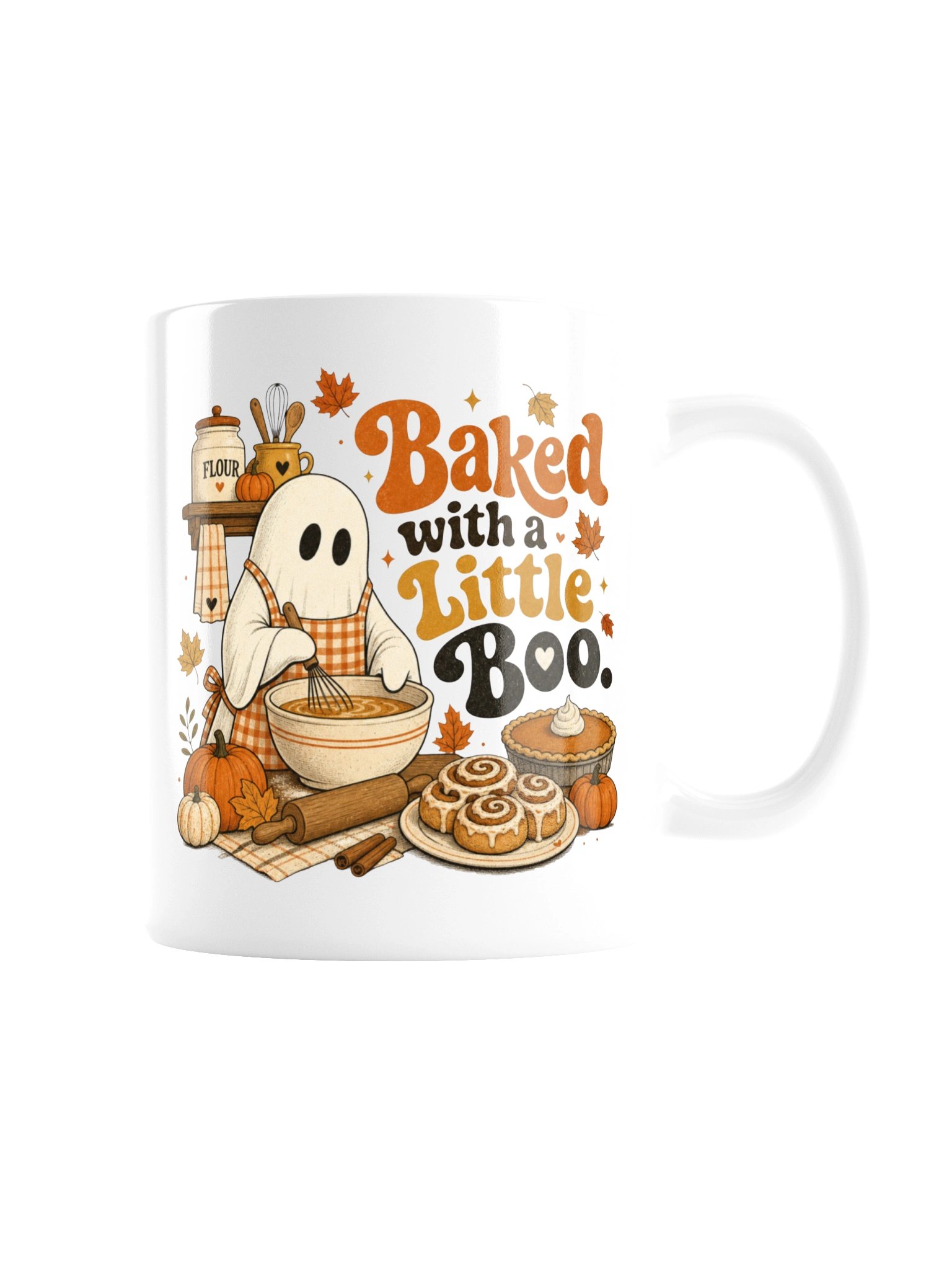 Baked with a Little Boo Halloween Mug product image (7)