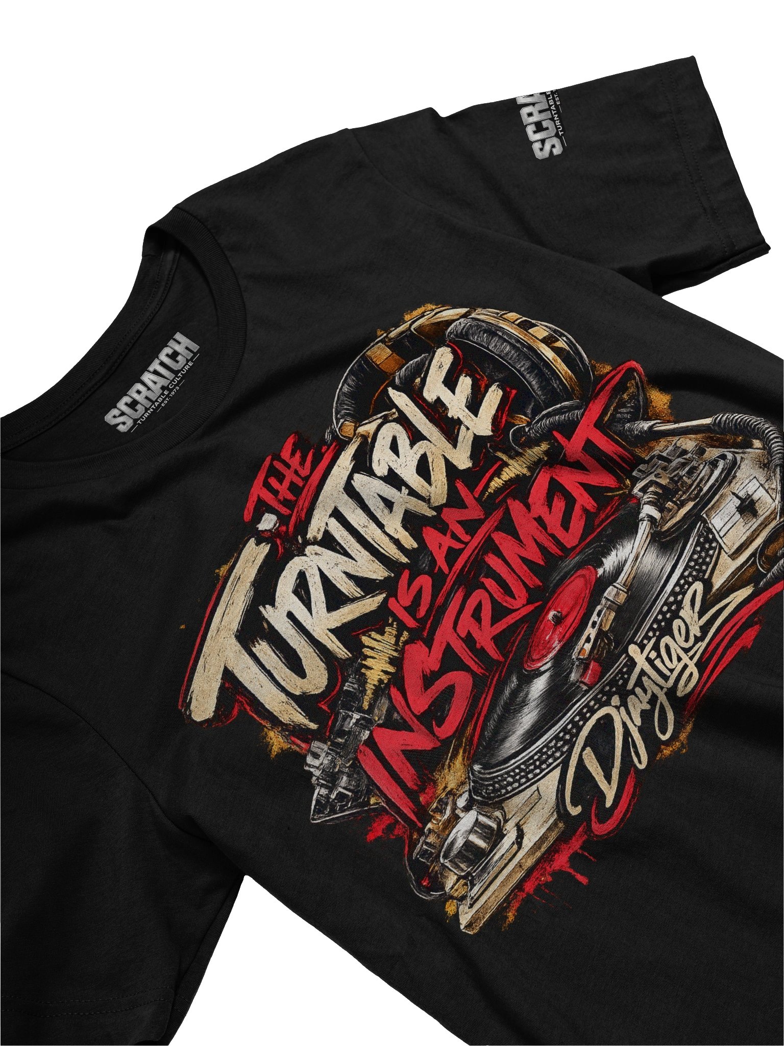 The Turntable Is an Instrument – T-Shirt by Djaytiger product image (9)