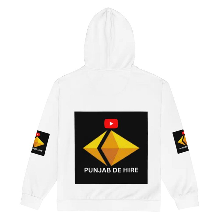 All-Over Print Recycled Unisex Zip Hoodie product image (1)