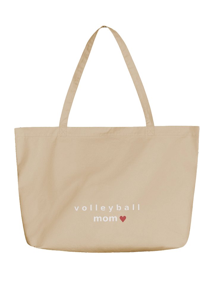 Volleyball Mom Canvas Utility Tote product image (1)